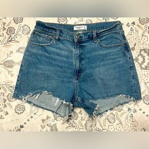 Abercrombie & Fitch The 4" Mom Short High Rise Curve Love Size 31 / 12